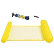 Infinity Merch Floatie Lounge Chair Hammock Swimming Pool Floats in Yellow