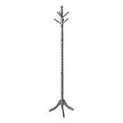 Contemporary Home Living 5.75&#39; Gray Traditional Wooden Coat Rack