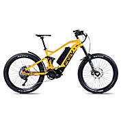 Frey EX PRO 27.5 in. Golden Brown Mountain Electric Bike with Dual Suspension L-Size