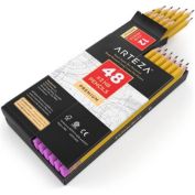 Arteza Number 2 Pre-Sharpened Pencils 48 Pack