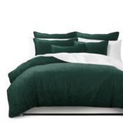 6ix Tailors Fine Linens Juno Velvet Emerald Duvet Cover Set