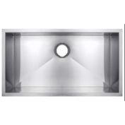 American Imaginations Undermount Brushed Nickel Laundry Sink in Brushed Nickel Finish, AI-29394