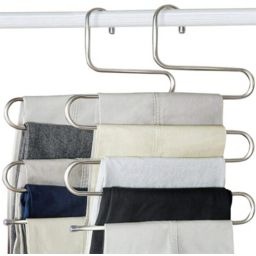 Kitcheniva Trousers Hanger 5 Layers S Shape Pants Scarf Hanger