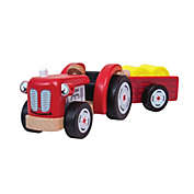 Tidlo, Wooden Tractor and Trailer Toy
