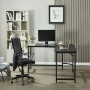 Stock Preferred L-Shaped Gaming Corner Desk Computer Table in Black XH