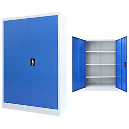 vidaXL Office Cabinet Metal 35.4