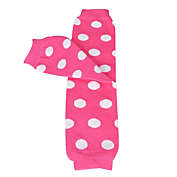 Wrapables Colorful Baby Leg Warmers - Dots Grey & Teal / Dots Pink & White