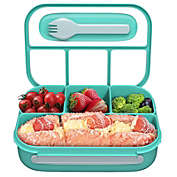 Kitcheniva Bento Box, 1300 Ml Lunch Box Containers 4 Interval Food Storage Box Leak-Proof