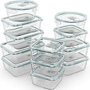Kitcheniva 24 Piece Glass Food Storage Containers w/Airtight Lids