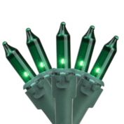 Northlight 35-Count Green Mini Christmas Light Set, 7ft Green Wire