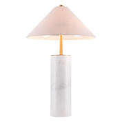 Zuo Modern Ciara Table Lamp Beige & White