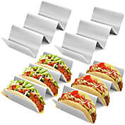 Kitcheniva 4-Pieces Stainless Steel Taco Holder Stand