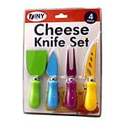 Infinity Merch Kitchen Multicolor 4 Piece Cheese Knife Set