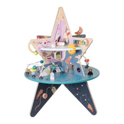 Manhattan Toy Double-Decker Celestial Star Explorer Wooden Activity Center
