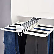 Kitcheniva 22 Arms Pull Out Trousers Rack Steel Pants Rack Pants Hanger