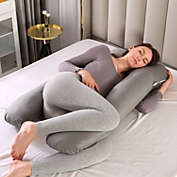 Kitcheniva Pregnancy Pillow(2 Sides)-U Shaped Maternity Body Pillow, Grey