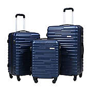 Stock Preferred 20/24/28 Inches Carry-On Hardshell Luggage, 3-Piece Expandable Suitcase