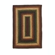 Home Spice Decor 11" x 36" Table Runner Rectangle Prescott Jute Braided Accessories