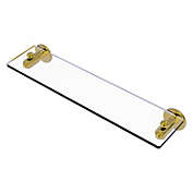Allied Brass Soho Collection 22 Inch Glass Vanity Shelf with Beveled Edges