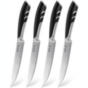 Zulay Kitchen Serrated Steak Knives Set of 4 - 5 Inch
