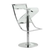 LeisureMod Napoli Transparent Acrylic Bar/Counter Stool NBC16CL