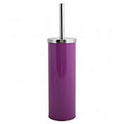 MSV Spirella Toilet Brush with Stainless Steel & Purple Steel Holder