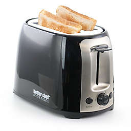 Better Chef Cool Touch Wide-Slot Toaster- Black