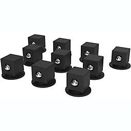 Precision Defined Aluminum Tool Socket Holder Replacement Clips, 10-Pack, Spring Loaded Ball Bearing   1/4-Inch, 3/8-Inch, 1/2-Inch Metric or SAE Drive (1/2-Inch Drive)