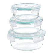 Martha Stewart 6 Piece Glass Storage Containers with Leak Proof Lids