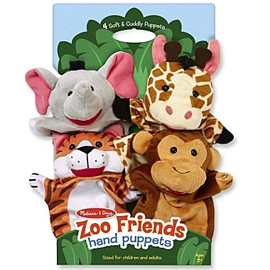 Melissa And Doug Zoo Friends Hand Puppets. View a larger version of this product image.