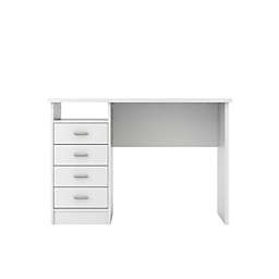 Tvilum Desk with 4 Drawers White