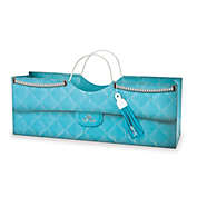 Cakewalk (Bags) Turquoise Quilted Wine Purse Bag