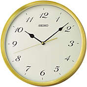 Seiko 12" Saito Wall Clock, Gold