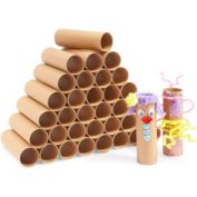 Bright Creations Brown Cardboard Tubes for Crafts (1.6 x 5.9 in, 36 Pack)