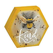 Bee Kind Honeycomb Metal Wall Decoration 8.25 x 3 x 7.5 Inch