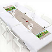 Big Dot of Happiness Woodland Creatures - Petite Baby Shower or Birthday Party Paper Table Runner - 12 x 60 inches