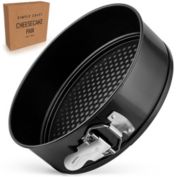 Zulay Kitchen Simple Craft Cheesecake Pan - Springform Pan with Safe Non-Stick Coating