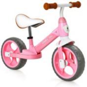 Slickblue Kids Balance Training Bicycle with Adjustable Handlebar and Seat-Pink