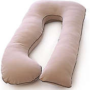 PharMeDoc Organic Cotton Cover U Shaped Pregnancy Pillow