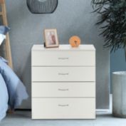 Stock Preferred Dresser w/ 4 Drawers in White 22 x 11.8 x 32.3&#39;&#39;