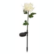 Evergreen Yellow Solar Artificial Flower Garden Stake