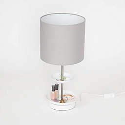 Dormify Table Lamp with Catch-All - Grey