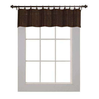 Versailles Valance Patented Ring Top Panel Series - 12x72&#39;&#39;, Espresso