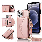 Xpression Mobile Phone Wallet Case with Leather Cover for Samsung Galaxy A13 in Rose Gold