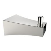 American Imaginations 2.17"W Rectangle Stainless Steel Robe Hook In Chrome (AI-34596)