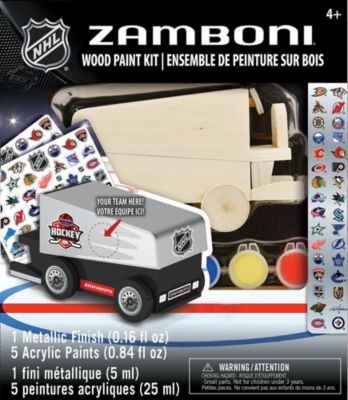 MasterPieces Craft Kits - NHL Zamboni Wood Paint Kit - Comes With Everything You Need