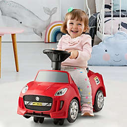 Slickblue 3 in 1 Kids Ride on Push Car Stroller Toddler Wagon-Red