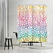 Americanflat 71" x 74" Shower Curtain, Rainbow Abstract 8 by Victoria Nelson