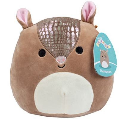 Squishmallow 8&quot; Thompson The Armadillo Plush - Cute and Soft Stuffed Animal Toy - Official Kellytoy - Great Gift for Kids
