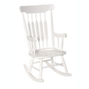 Gift Mark Home Kids Children Adult Rocking Chair White Finish